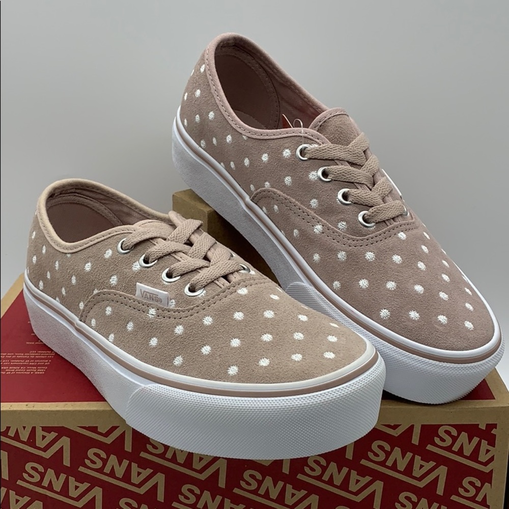 VANS AUTHENTIC PLATFORM SUEDE POLKA DOT WMNS - Picture 12 of 16